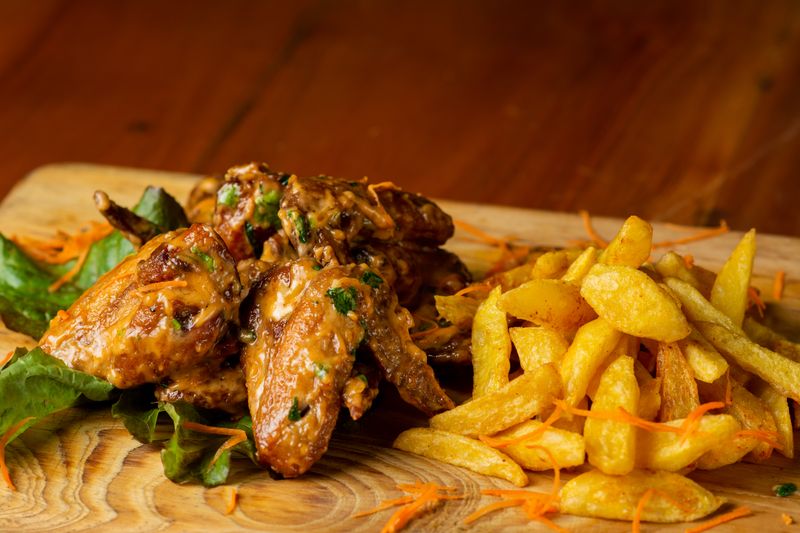Garlic Parmesan Wings Wings over menu