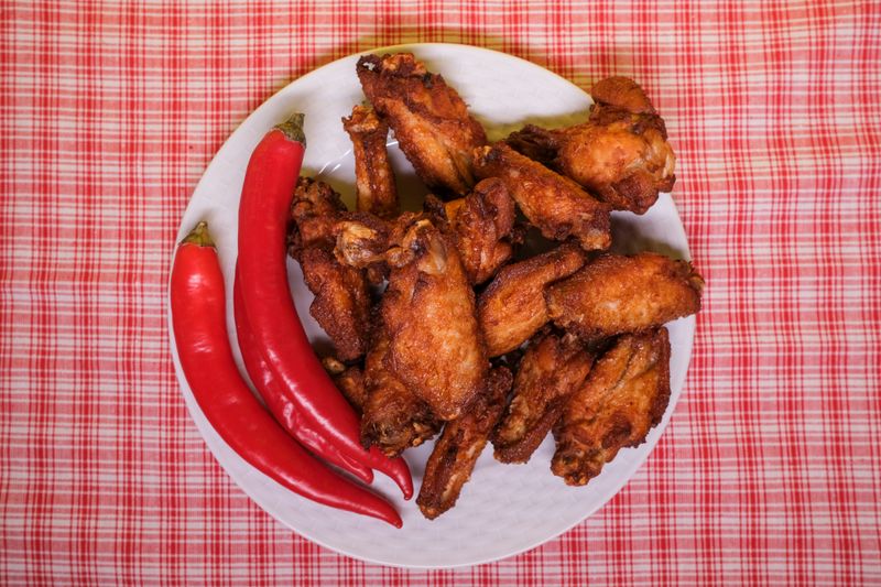 Lemon Pepper Wings at Wings over Somerville